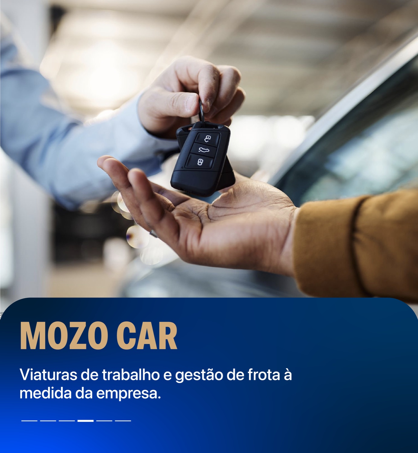 Mozo Car — Viaturas de trabalho e gestão de frota à medida da empresa.